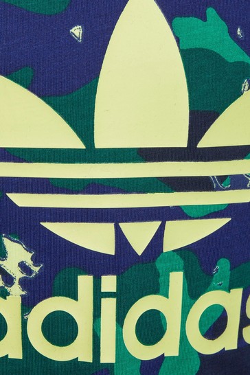 adidas Originals Little Kids All-Over Print Shorts And T-Shirt Set