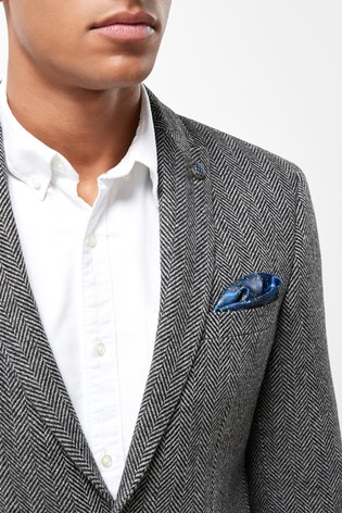 Signature Herringbone Blazer Tailored Fit