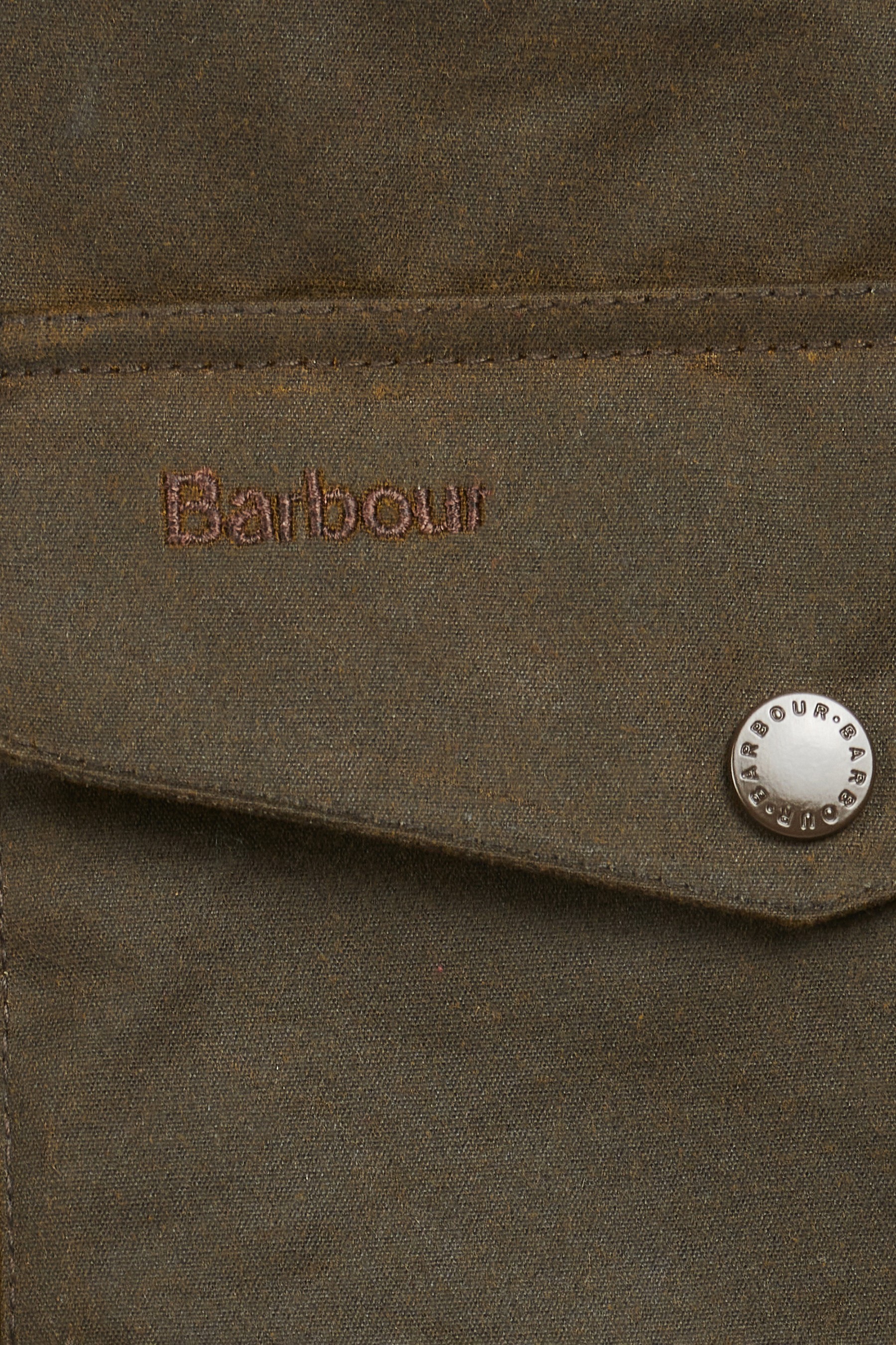 جاكيت شمع Ogston أخضر زيتوني من Barbour