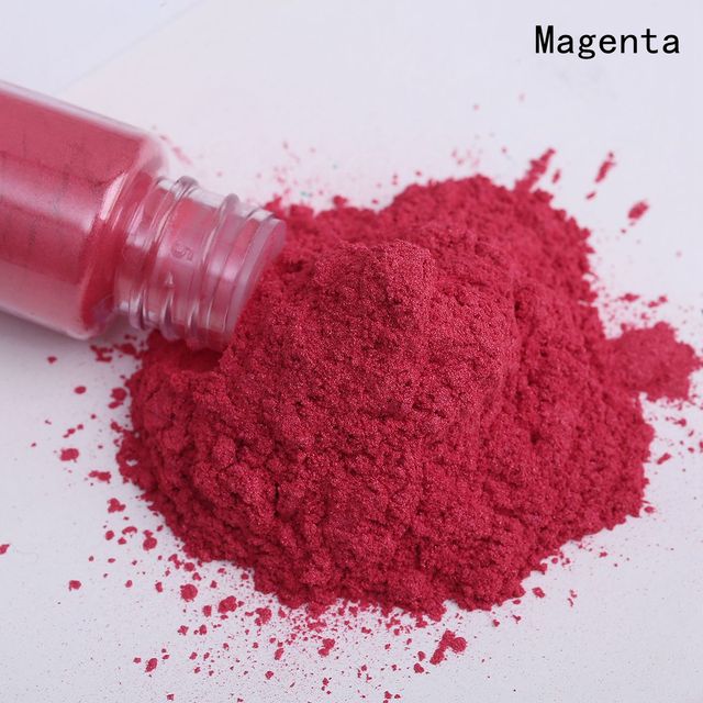 Colorful pearl mica pigment powder for nails glitter art, soap making epoxy resin eyeshadow lipstick car paint