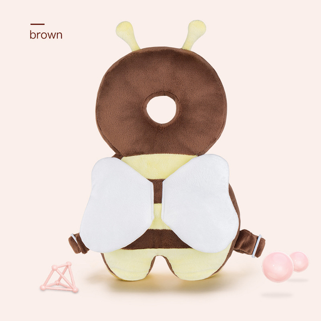 Baby Infant Head Protector Safety Pad Back Cushion Prevent Wounded Cartoon Security Pillows Breathable Anti-drop Pillow 1-3T