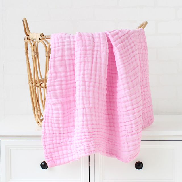 Organic Cotton Blanket Newborn Baby Stuff Gauze Swaddle Wrap Bedding Receiving Blankets Soft 6 Layer Gauze Bath Towel Sleeping