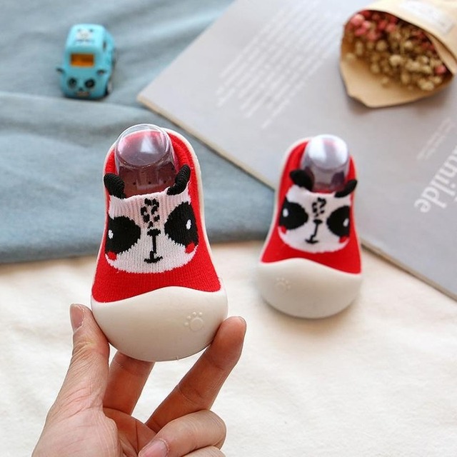 Baby Boys and Girls Shoes, Newborn Non-Slip Floor Socks, Soft Rubber Sole, Cute Baby Shoes