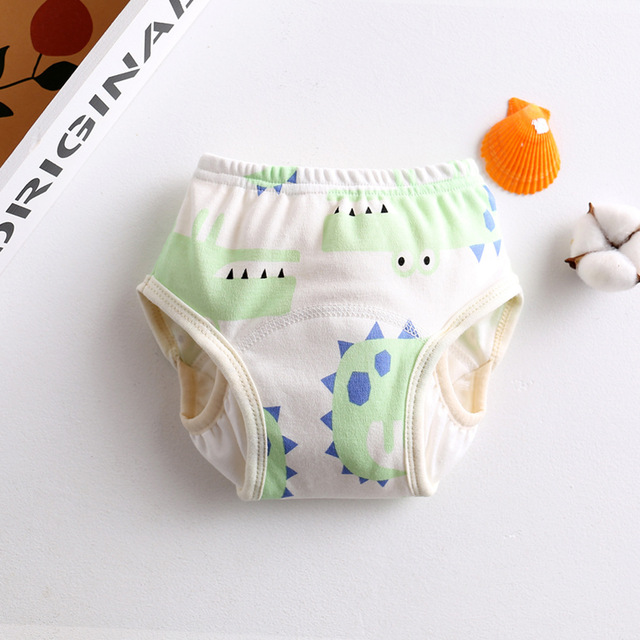 Cotton Reusable Baby Diapers Cute Waterproof Training Pants Panties Washable Underwear Infant Cloth Diapers Baby Diaper Diapers