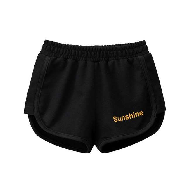 Children Short Pants Sport Fashion Kids Clothes Cotton Beachwear Girl Shorts Fashion Elastic Waist Summer Trunks for 2-10 Years