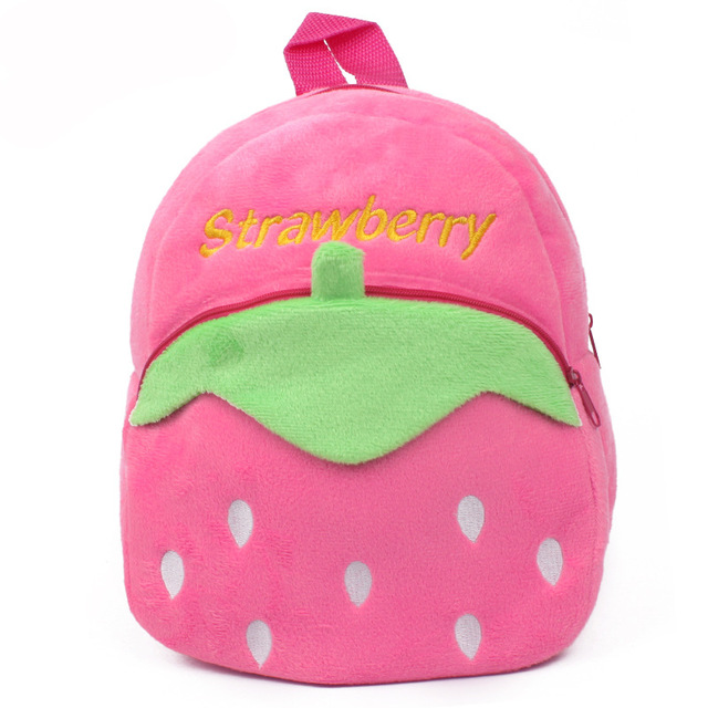 Baby Plush Backpack Cute Kindergarten Backpacks For Kids Boy Girl 3D Cartoon Animal Baby Bags 0-4 Years Children Book Bag