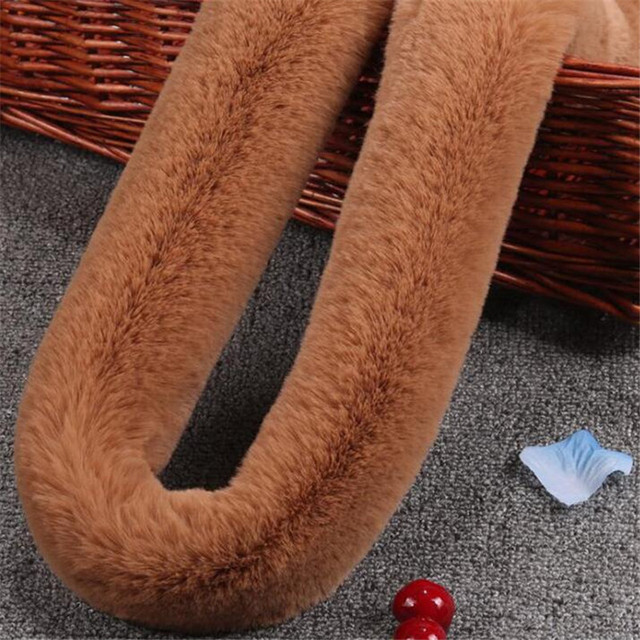 120cm Replacement Bag Belt Faux Fur Straps Handle for Purse Belts Bag Accessories Golden Buckle A119