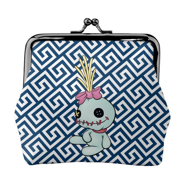 2022 Disney Stitch Female Small Wallet Luxury PU Wallet Coin Purses Women Girl Trend Card Holder Designer Clutch Bag Cartoon