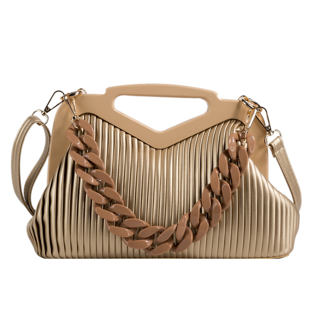 Top Brand Triangle Handbag Designer Pleated Shoulder Bag For Women Small Handbags High Quality Crossbody Bag Satchels Hobo Bags