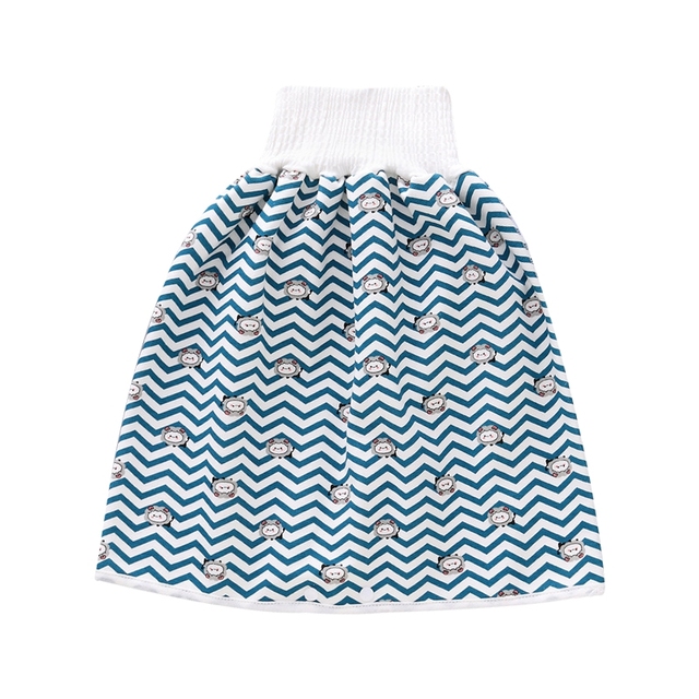 Prevent Baby Bedwetting Pure Cotton Baby Skirt To Prevent Urine Leakage 2 in 1 Toilet Learning Pants Reusable Washable Skirts