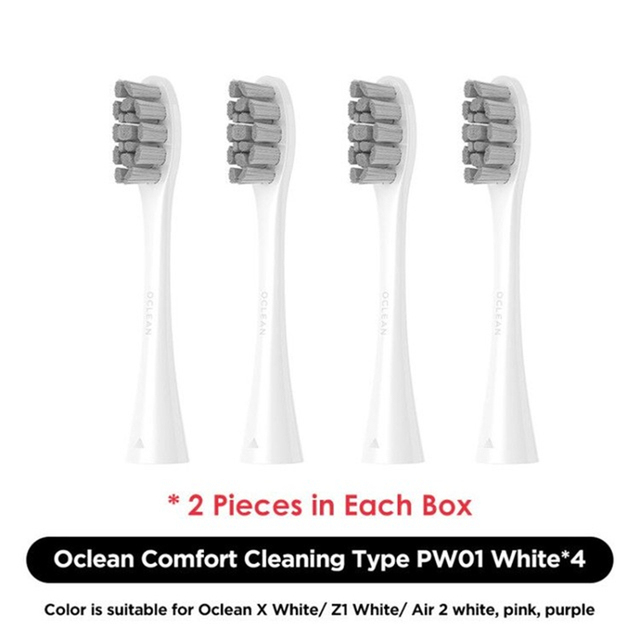 Oclean X Pro Elite/X Pro/F1/Air 2/One 2/4pcs Replacement Brush Heads for Electric Toothbrush Deep Cleaning Toothbrush Heads