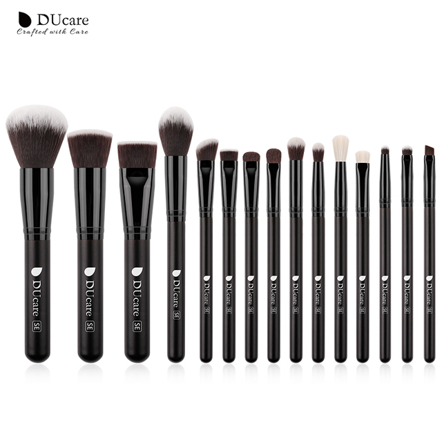 DUcare Makeup Brushes Set 8- 27pcs Powder Foundation Eyeshadow Synthetic Goat Hair Cosmetics Make Up Brush pinceaux de maquillage