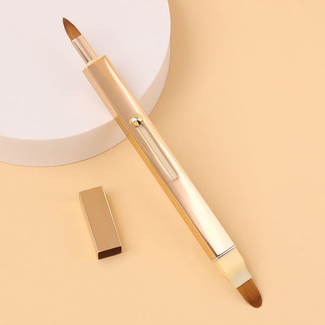 sainbj makeup brush portable lip contour concealer lip concealer makeup brush double end makeup brush for women