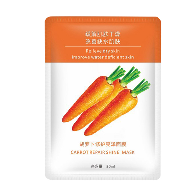 30ml Fruit Plant Face Mask Shrink Pores Brightening Moisturizing Anti-aging Sheet Masks Moisturizing Face Skin Care