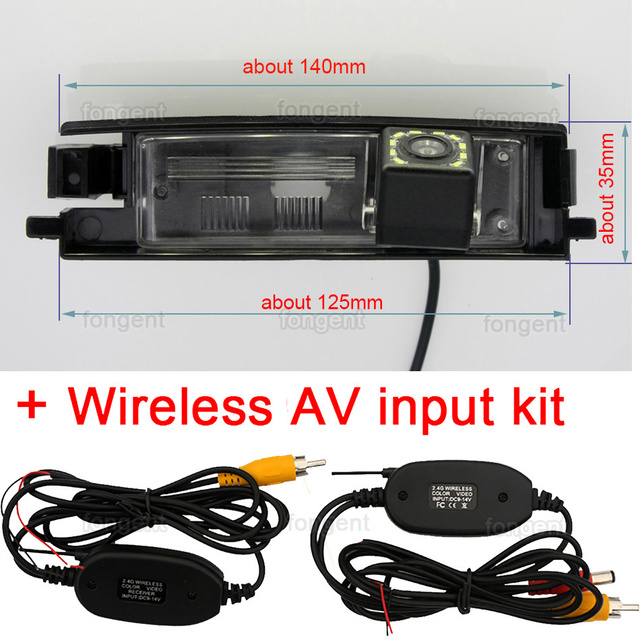 170 Degree AHD 1920x1080P Auto Special Rear View Back Up Camera For Toyota RAV4 RAV-4 2012 2011 2010 2009 2008 2007 2006 Car