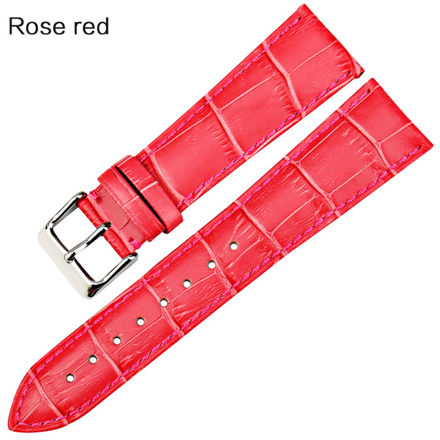 MAIKES High Quality Genuine Leather Watch Band Beautiful Purple Watch Accessories Strap 12mm 14mm 16mm 17mm 18mm 19mm 20mm 22mm