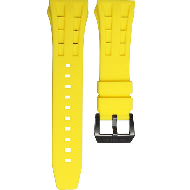 Tsar Bomba Silicone/FKM Rubber Strap Watch Strap Suitable for TB8204,TB8208