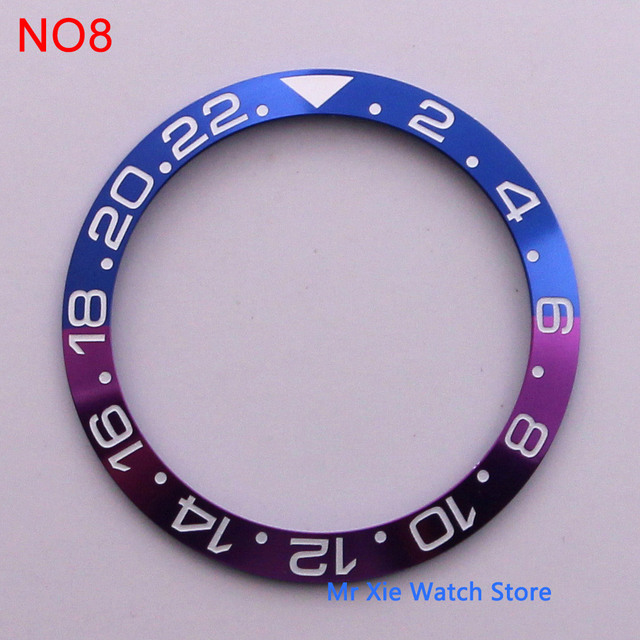 38mm watch strap high quality aluminum bezel insert for 40mm watch accessories inner diameter 30.5mm