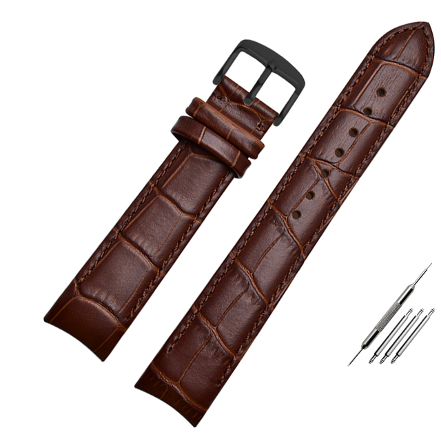 Genuine Leather Curved Bracelet End Watch Strap 20mm For Citizen BL9002-37 05A BT0001-12E 01A Watch Band 21mm Watchband 22mm