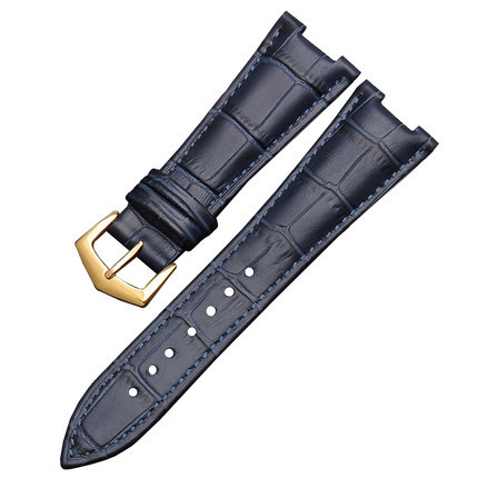 Leather watch band for Patek Philippe 5711 5712G Nautilus for watches men and women special prong wristband 25mm