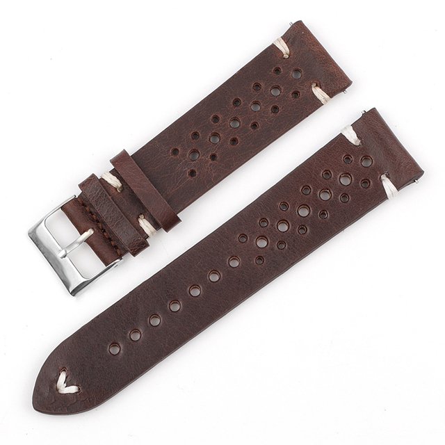 High quality genuine leather watch straps, 18mm, 20mm, 22mm, black, brown, brown, blue, coffee, replacement watch straps