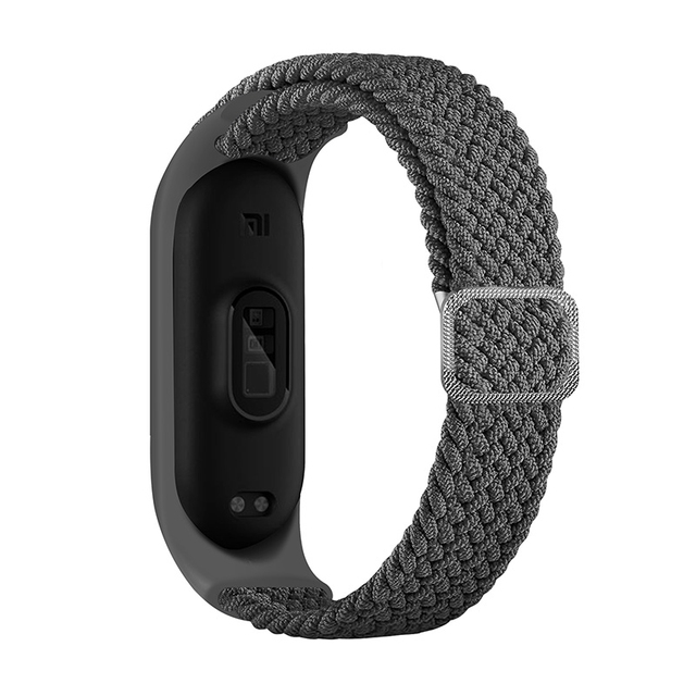 ZHIX مطاطا قابل للتعديل النايلون مضفر سوار ل Mi الفرقة 6 حزام Miband 4 3 correa معصمه ل شاومي Mi الفرقة 5 حزام