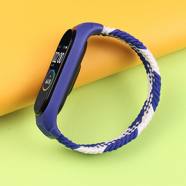 حزام من القطن المرن لـ Xiaomi Mi Band 6 5 4 ، حزام من القطن المرن لـ Mi band 3 و Xiaomi Amazfit band 5 و Mi Band 6 Sport