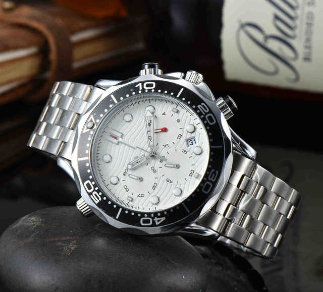 Fashion Luxury Casual Stainless Steel High Quality Sport Dial Man Quartz Watch Wristwatch for Men Relogio