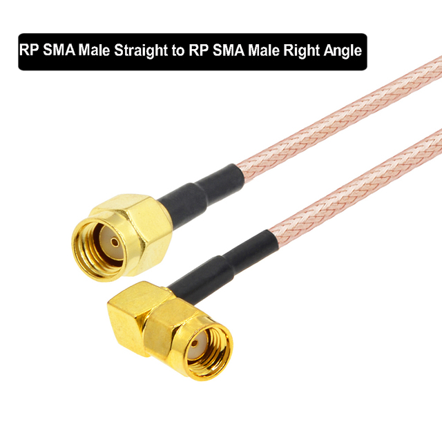 RG316 SMA Male to SMA Male RF Plug Pigtail Jack Connector WIFI Extension Cable RF Coaxial Wire Adapter Wire BEVOTOP 5cm-30m