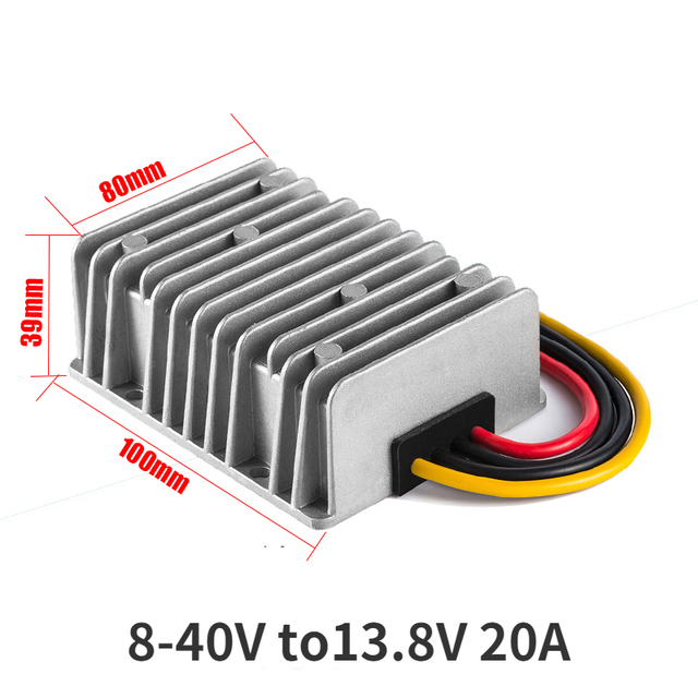 Boost Buck 8V-40V to 12V 13.8V 19V 3A 6A 10A 15A 20A 300W DC DC Voltage Stabilizer Power Converter Regulator