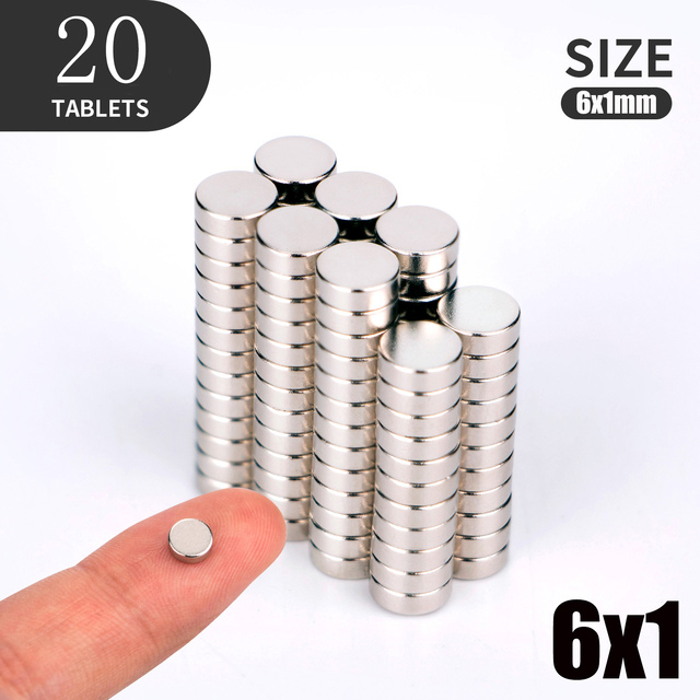 20 40 80pcs/lot 4X2 6x2 5x2 6x1mm Magnet Hot Round Strong Magnet Super Rare Earth Neodymium Magnet 3x2