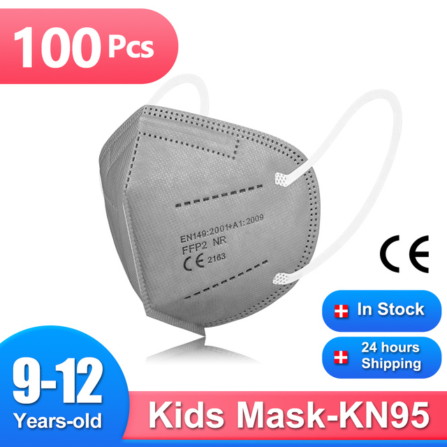 9-12 años ffp2mascarilla KN95 الاطفال قناع يمكن إعادة استخدامها واقية الأطفال قناع CE fpp2 masque enfant mascarilla fpp2 homology ada niños