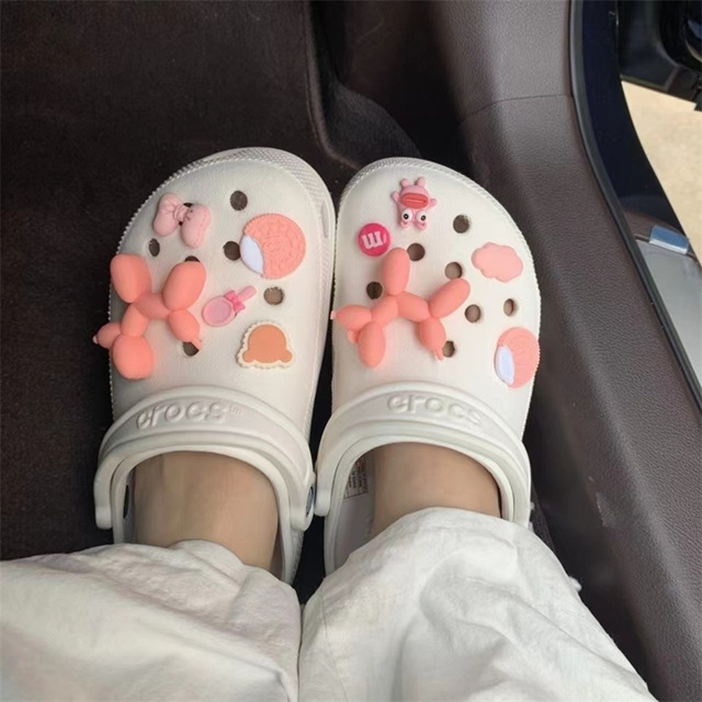 لطيف Crocs السحر الفاخرة مصمم حجر الراين بلينغ اللؤلؤ سلسلة ل Croc حذاء زهرة اكسسوارات هدية ل تسد فتاة