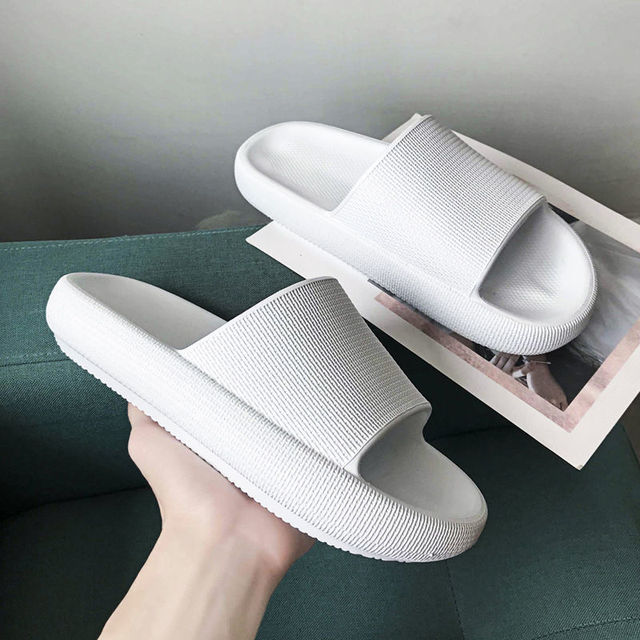 2022 Cloud Sandals Home Slippers Summers Thick Platform Womens Indoor Bathroom Anti-slip Slides Ladies Men's Shoes Dropshipping