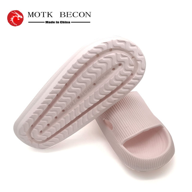 men slippers thick platform slippers summer beach eva soft sole sandal men ladies indoor leisure bathroom anti-slip shoes