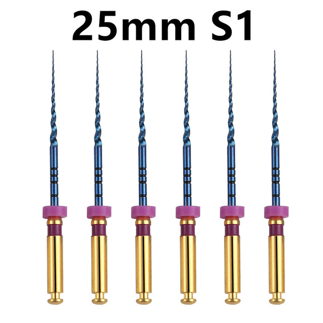 Dental Heat Activated Files Blue Endo Files Drive Use Rotary Files SX-F3 25mm For Root Canal Treatment