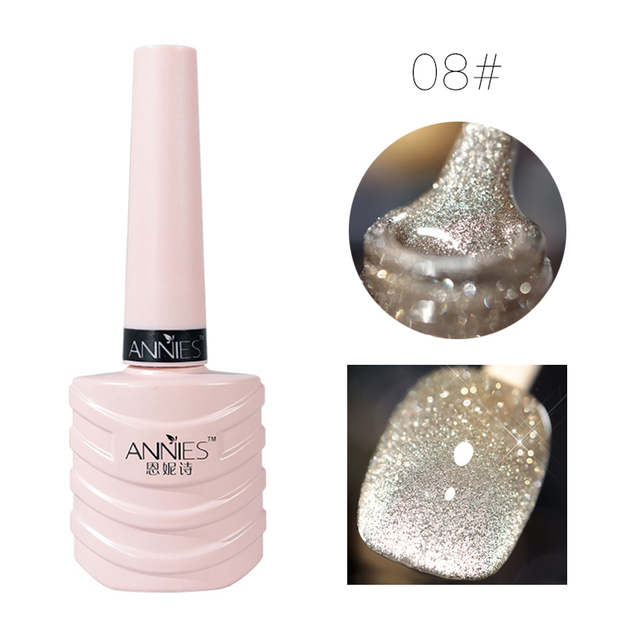 2022 New Gel Nail Polish Reflective Glitter For Nail Art Semi Permanent Soak Gel UV LED Varnish Base Matte Coated Nail Art Tool