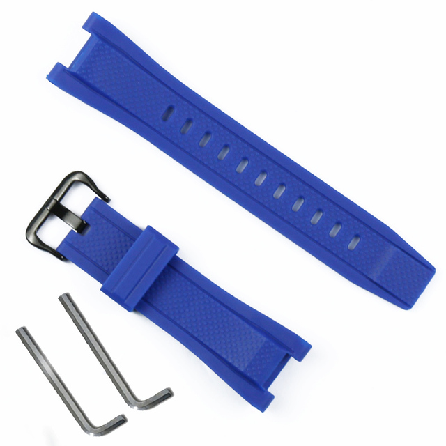 Rubber Watchband for Casio G Shock GST Series GST-210/W300/400G/B100 Waterproof Silicone Watch Band Men Straps Accessories 26*14