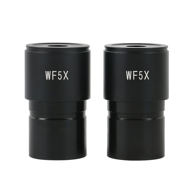 2pcs WF10X WF15X WF20X WF25X WF30X Wide Field Eyepiece for Trinocular Microscope Stereo Microscope 30mm Interface Installation