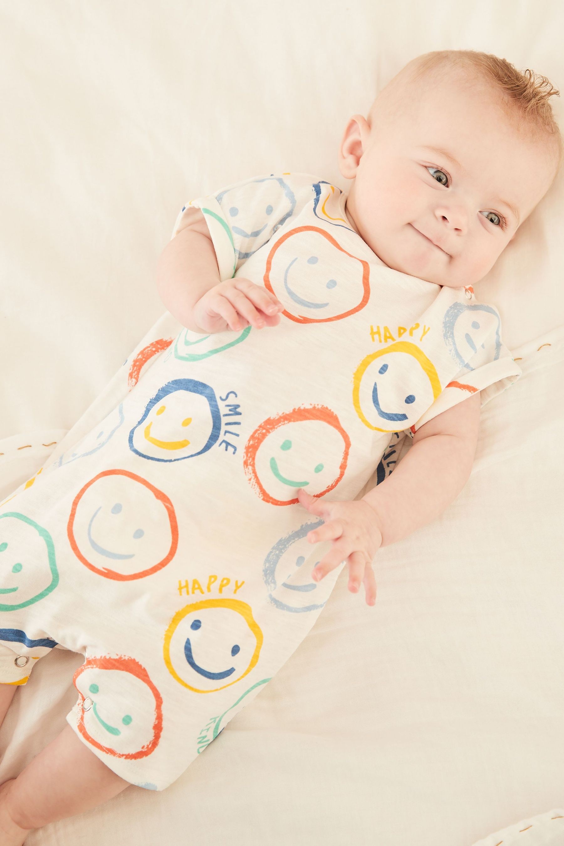 4 Pack Baby Printed Rompers (0mths-3yrs)