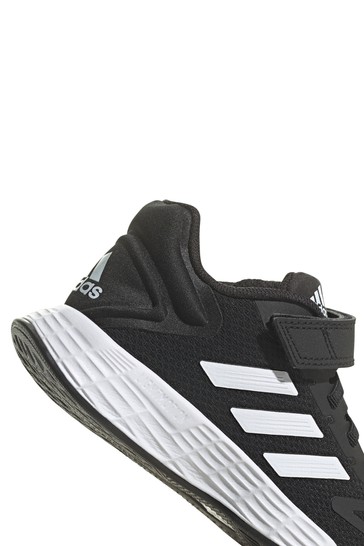 adidas Duramo 10 Youth & Junior Black Strap Trainers