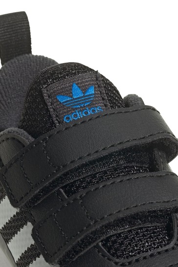 adidas Originals Black Zx Infant  Strap Trainers