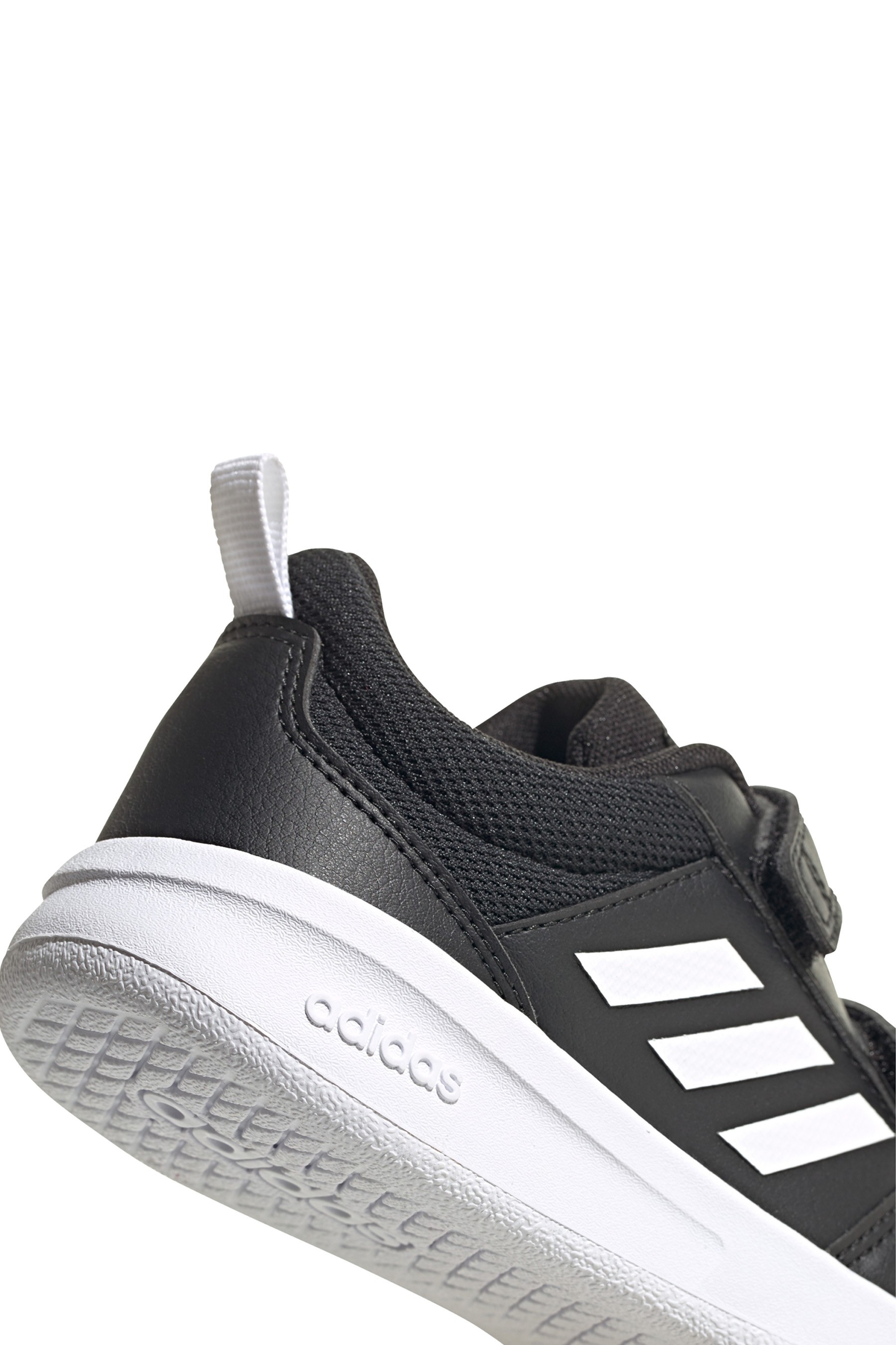 adidas Black/White Tensaur Youth & Junior Velcro Trainers