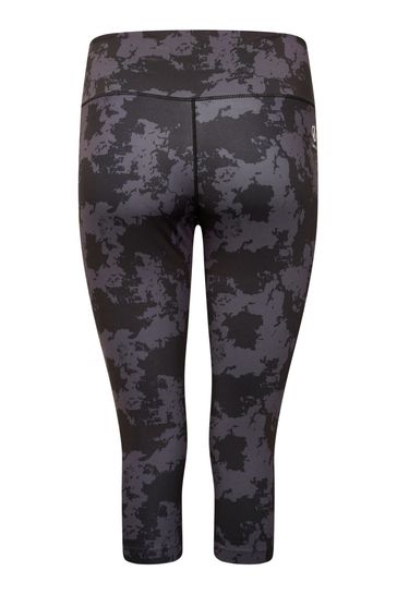 Dare 2b Laura Whitmore Edit Influential Black 3/4 Recycled Running Leggings