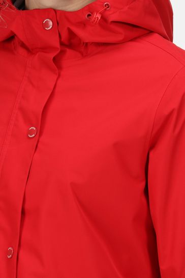 Regatta Blakesleigh Red Longline Waterproof Jacket