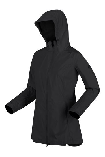 Regatta Womens Pulton II Black Waterproof Jacket