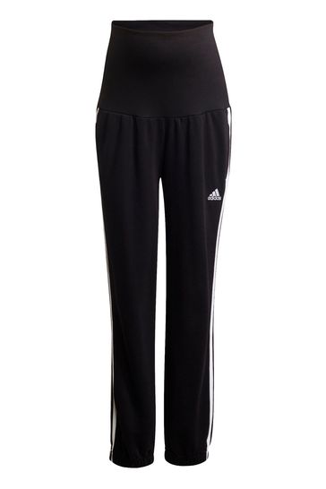 adidas Maternity 3 Stripe Cotton Joggers