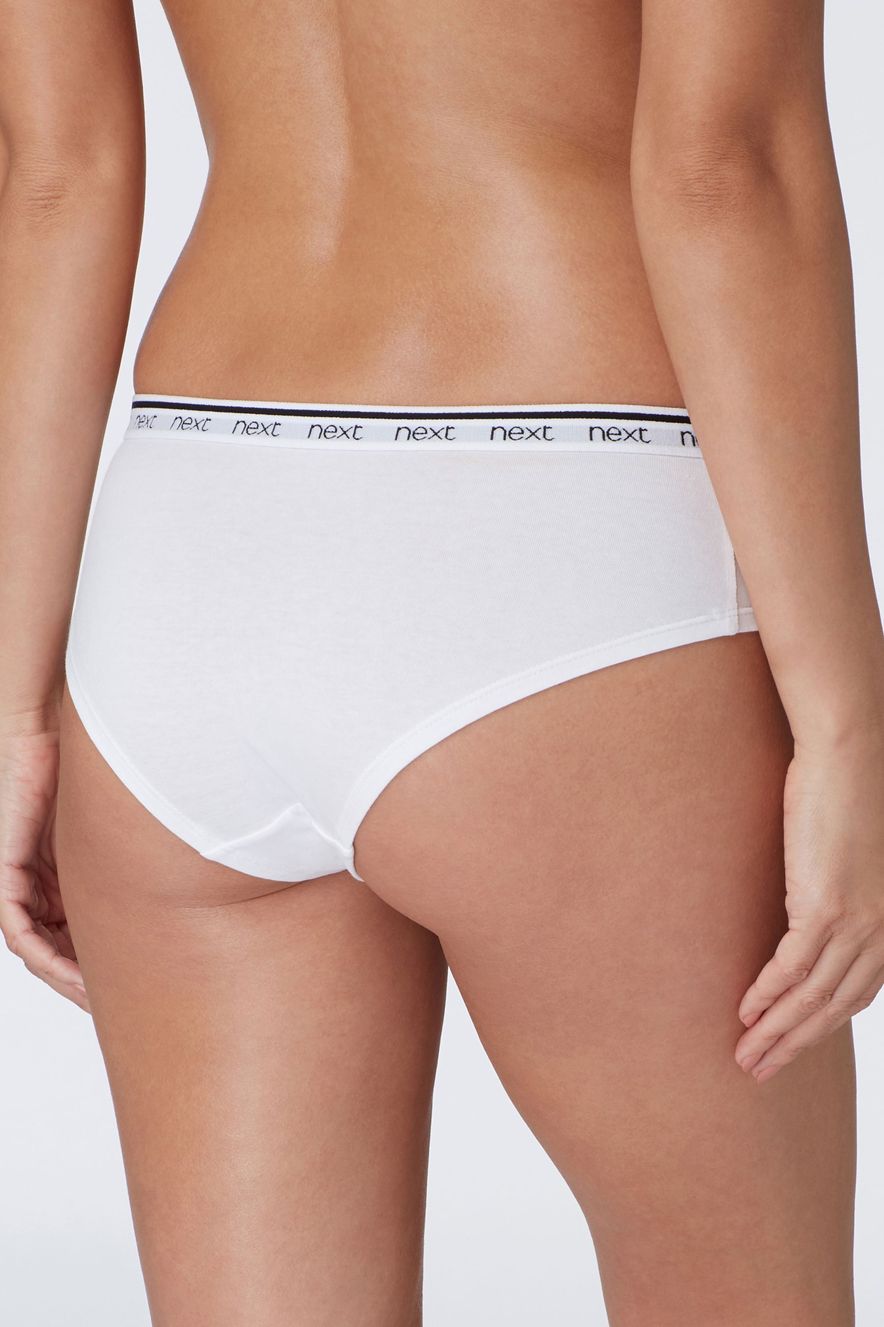 Cotton Rich Logo Knickers 4 Pack Short