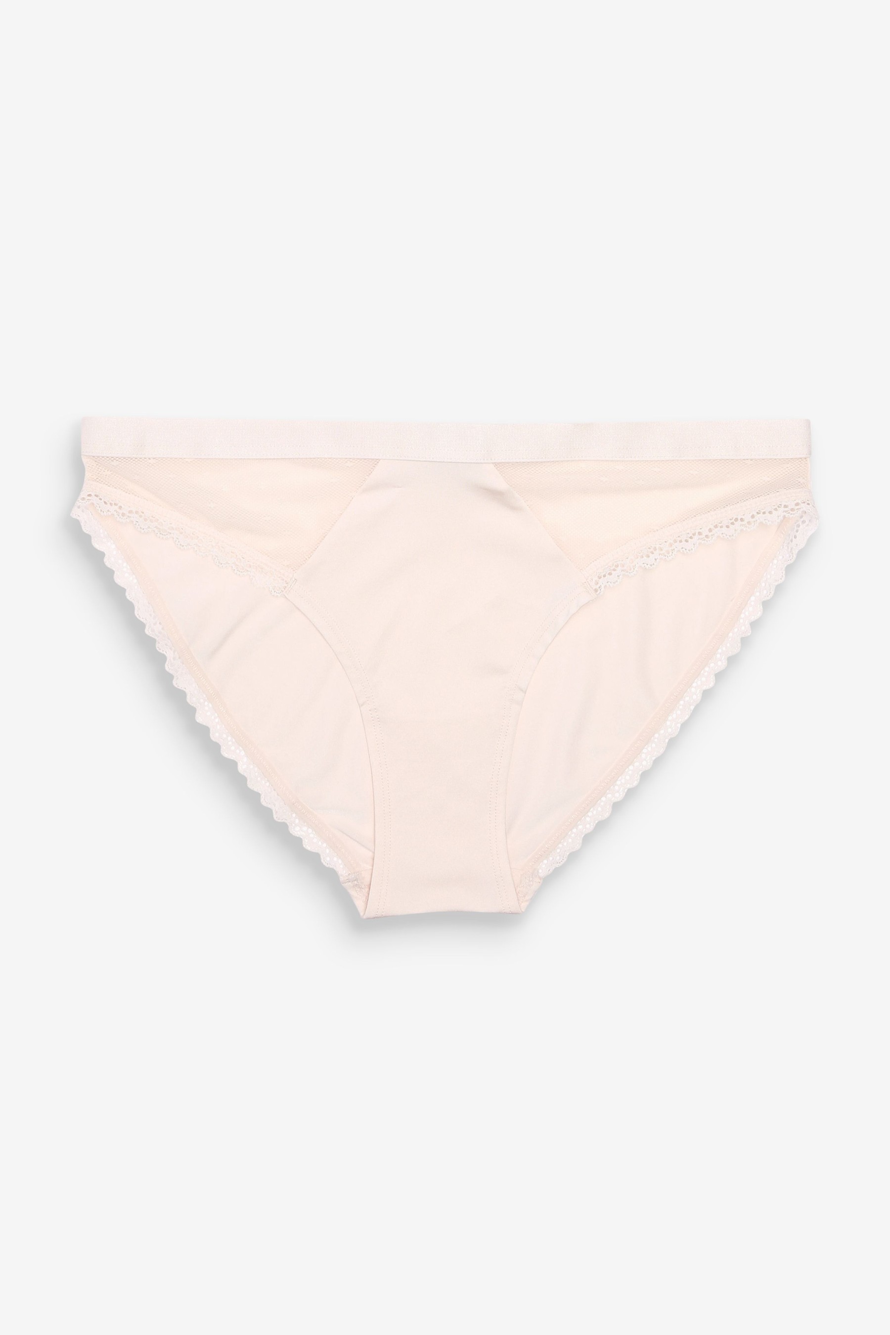 Embroidery Knickers 2 Pack High Leg