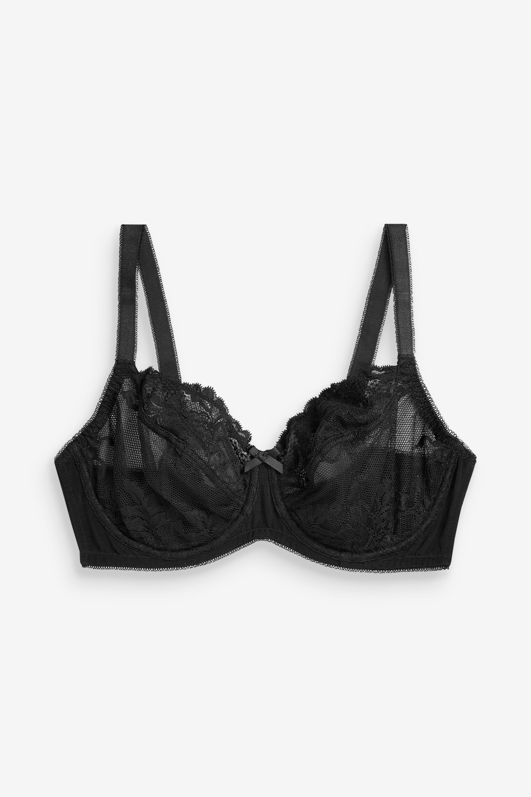 DD+ Non Pad Balcony Bras 2 Pack